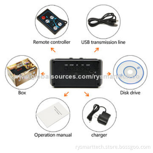 Hidden alarm clock camera DVR